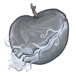 Wake Up Apple - Gray colored magical apple